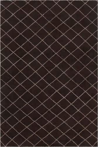 Chandra Gaia GAI-10900 Dk. Brown Patterned Rug Product Image