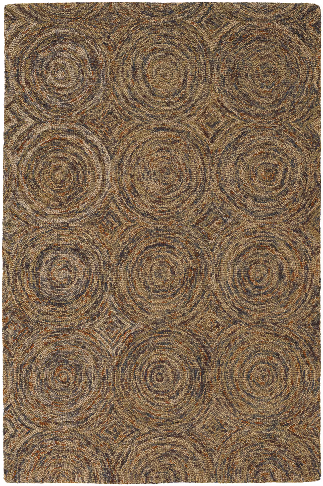 Chandra Galaxy GAL-30600 Lt. Brown Patterned Rug