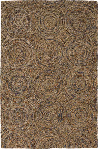 Chandra Galaxy GAL-30600 Lt. Brown Patterned Rug Product Image