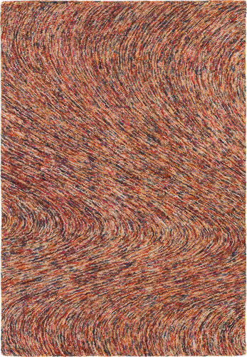 Chandra Galaxy GAL-30604 Dk. Orange Patterned Rug Product Image
