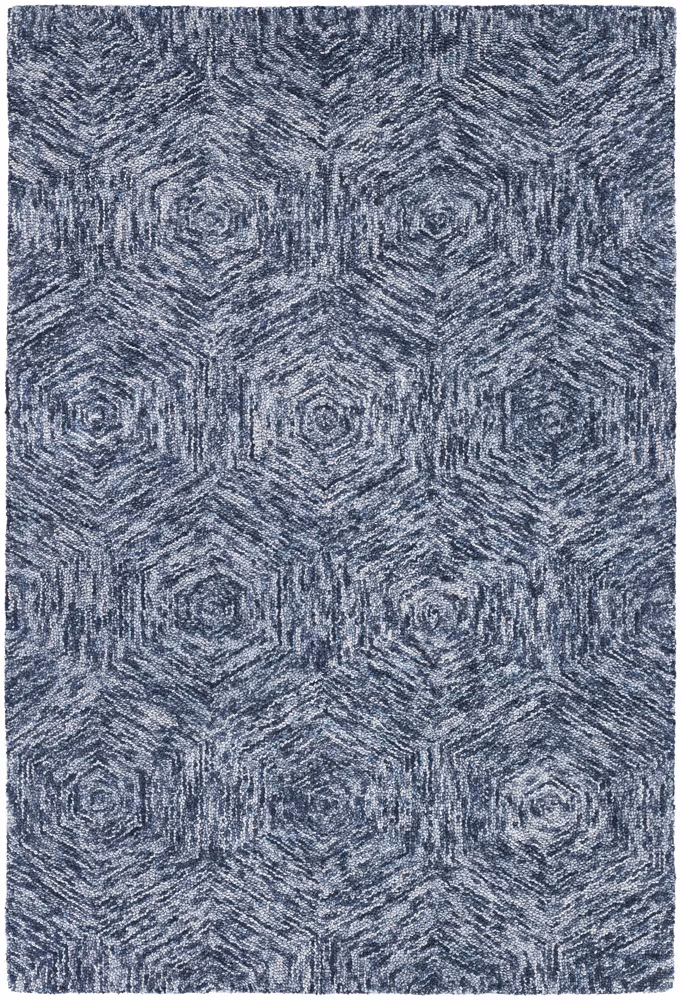 Chandra Galaxy GAL-30605 Lt. Blue Patterned Rug