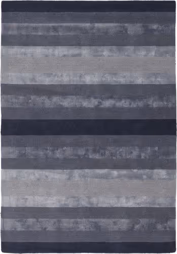 Chandra Gardenia GAR-30703 Dk. Gray Striped Silk Rug Product Image