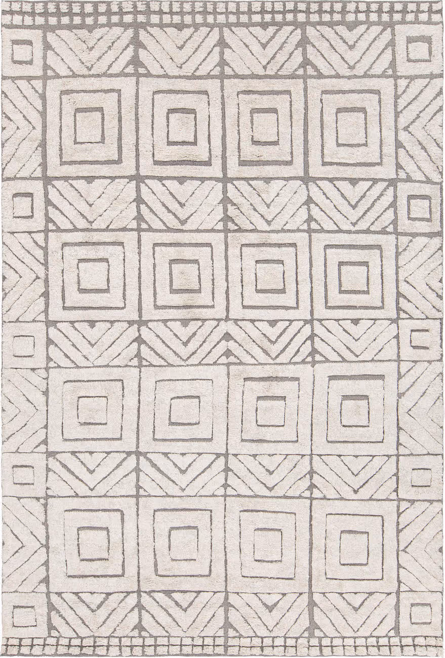 Chandra Genna GEN-45200 Ivory Patterned Rug