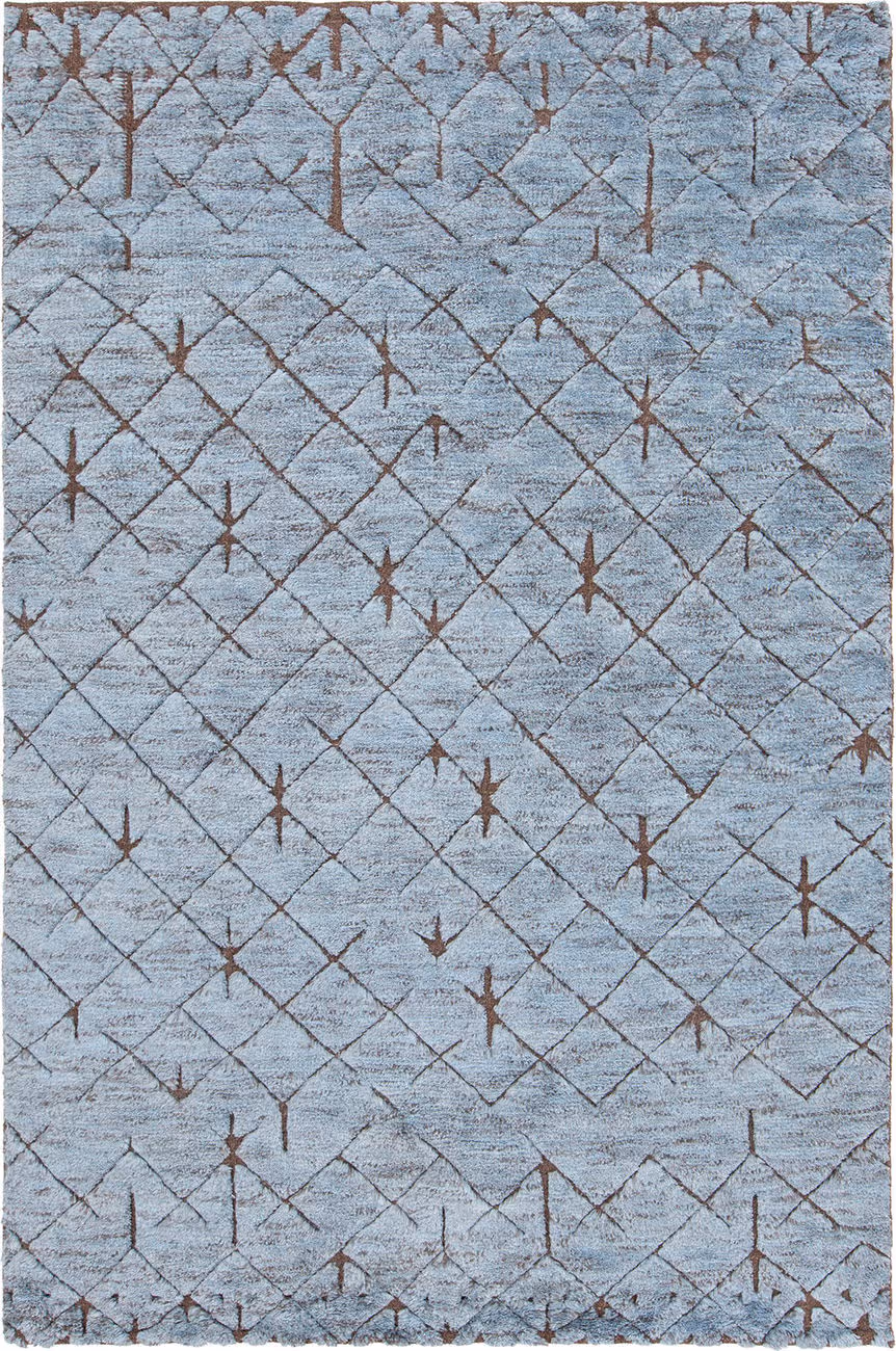 Chandra Genna GEN-45202 Lt. Blue Transitional Rug