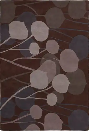 Chandra Inhabit INH-21602 Brown Abstract Rug Product Image