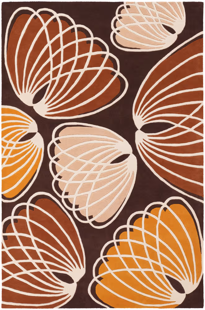 Chandra Inhabit INH-21606 Red Abstract Rug