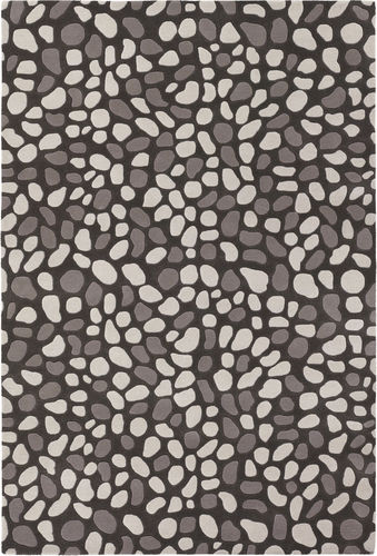 Chandra Inhabit INH-21618 Dk. Gray Abstract Rug Product Image