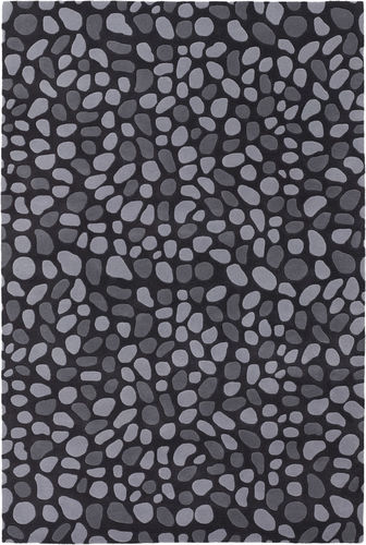 Chandra Inhabit INH-21619 Dk. Gray Abstract Rug Product Image