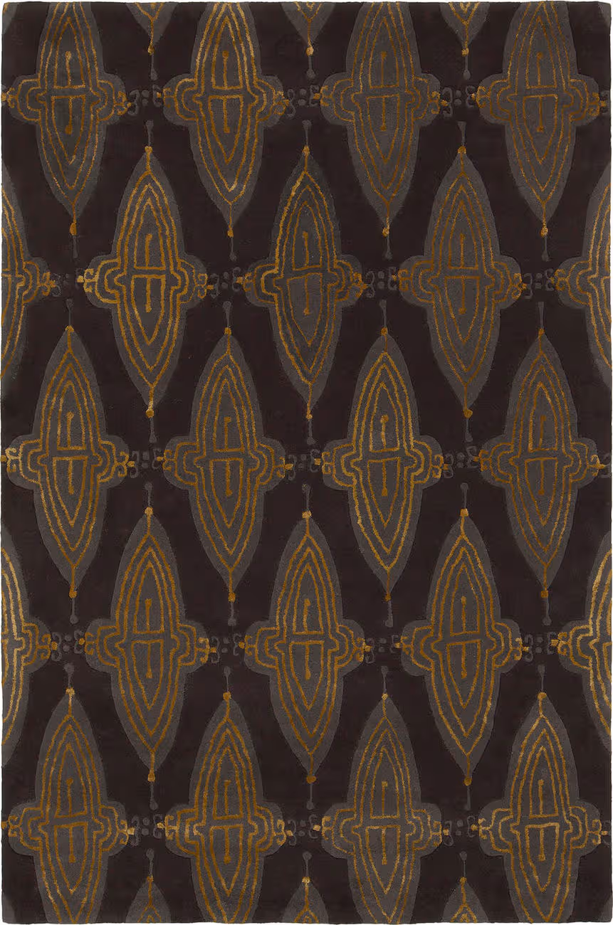 Chandra Jessica Swift JES-28901 Brown Patterned Rug
