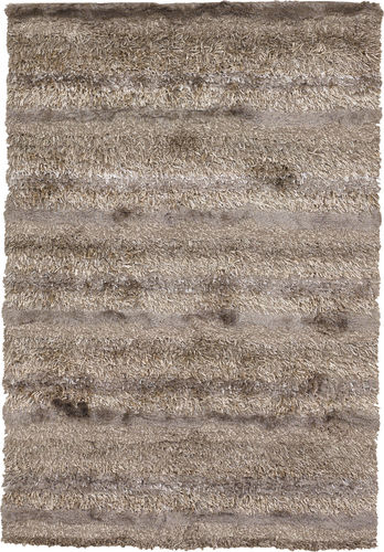 Modern Loom Kapaa KAP-15500 Lt. Brown Striped Cotton Rug Product Image