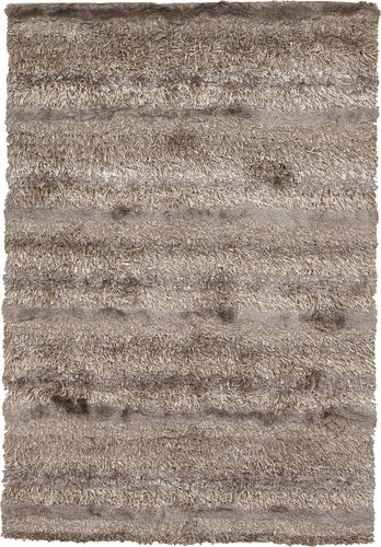 Modern Loom Kapaa KAP-15500 Lt. Brown Striped Cotton Rug Product Image