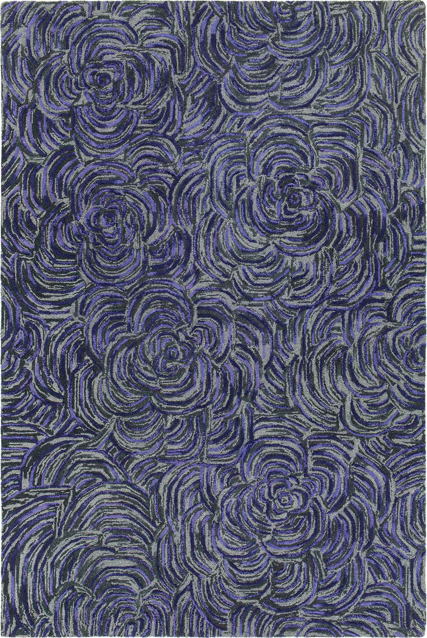 Modern Loom Leia LEI-42201 Blue Wool Rug
