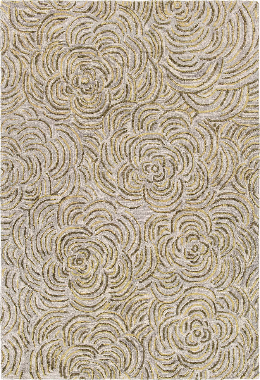 Modern Loom Leia LEI-42202 Green Wool Rug