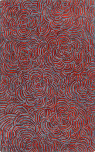 Modern Loom Leia LEI-42203 Red Wool Rug Product Image