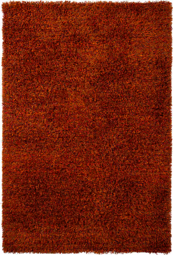 Modern Loom Mai MAI-14201 Dk. Red Shag Solid Color Rug Product Image