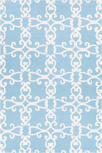 Modern Loom Makenna MAK-42601 Lt. Blue Wool Rug Product Image