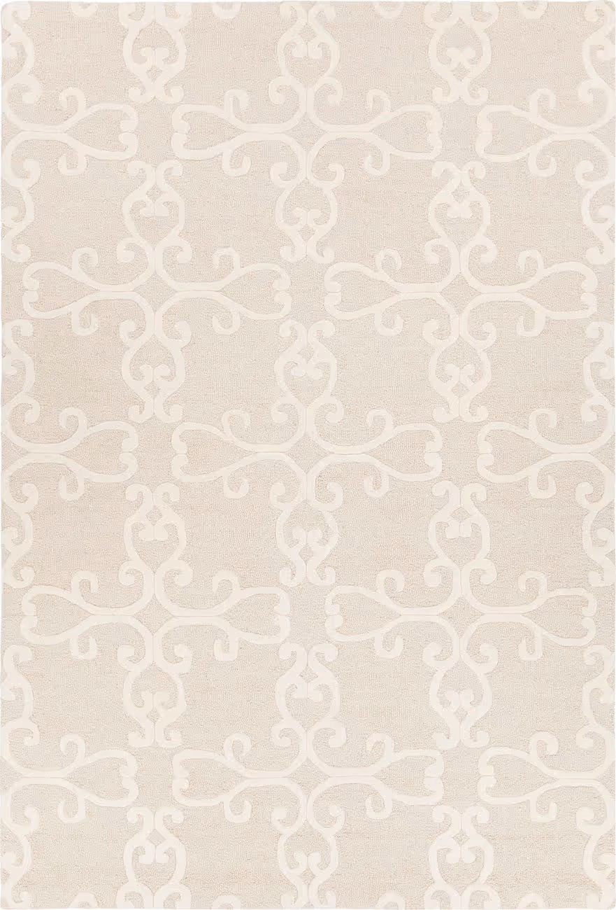 Modern Loom Makenna MAK-42602 Ivory Wool Rug