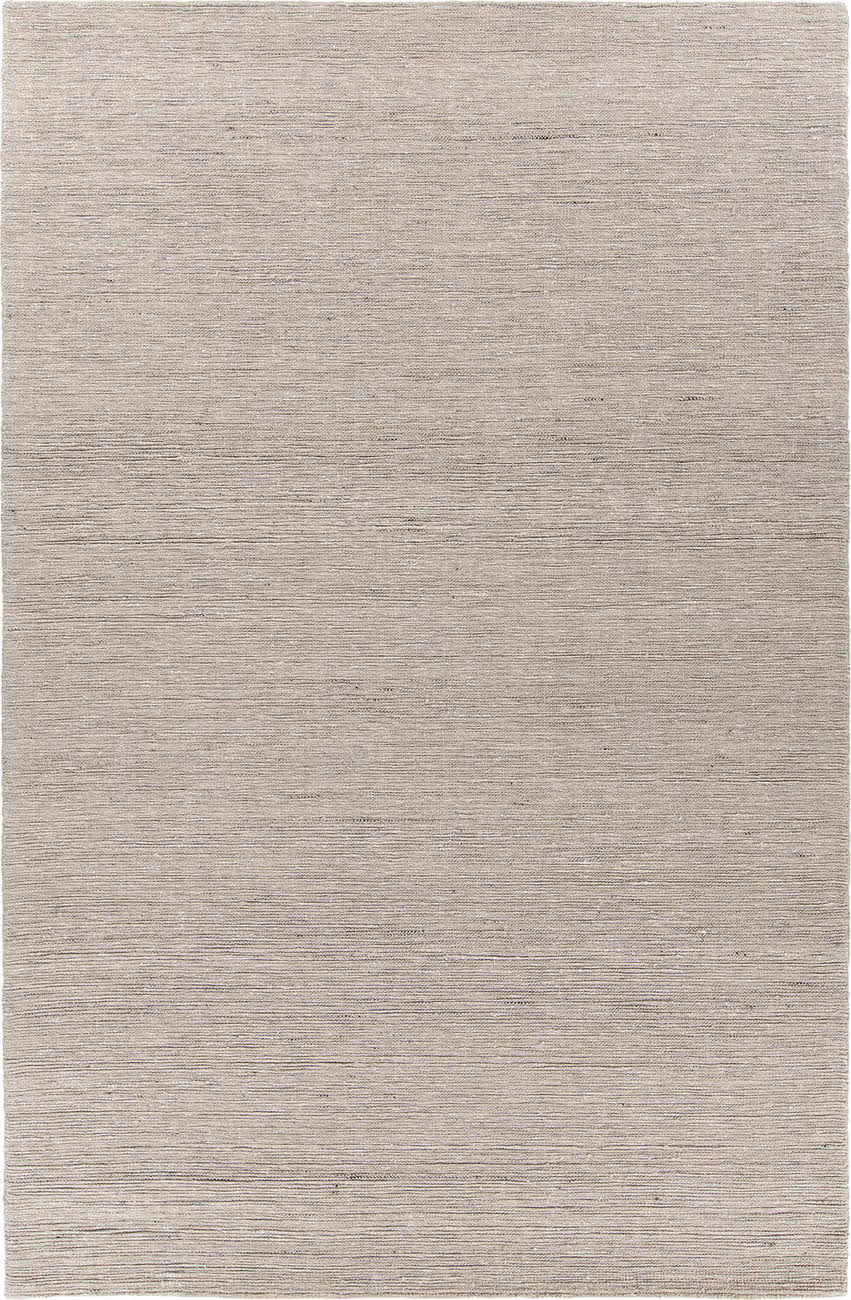 Modern Loom Medona MED-37404 Lt. Gray Wool Solid Color Rug