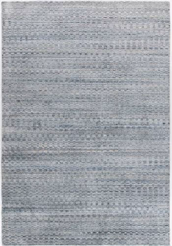 Modern Loom Melina MEL-46201 Gray Wool Striped Rug Product Image