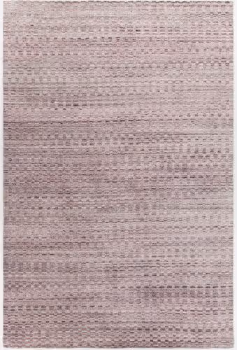 Modern Loom Melina MEL-46203 Gray Striped Silk Rug Product Image
