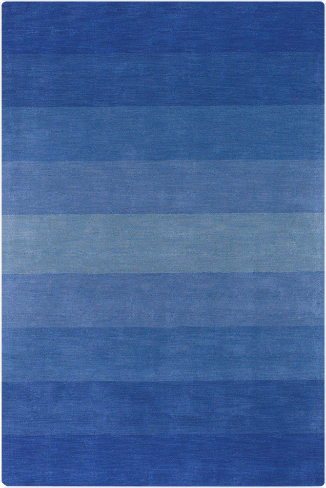 Modern Loom Metro MET-566 Blue Striped Rug