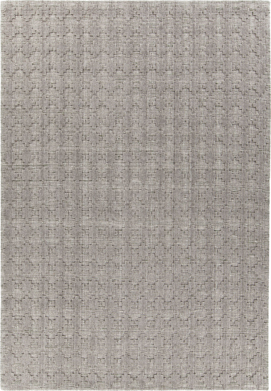 Modern Loom Netix NET-33201 Lt. Gray Patterned Hilo Rug