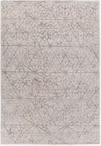 Modern Loom Nimah NIM-46500 Lt. Gray Abstract Silk Rug Product Image