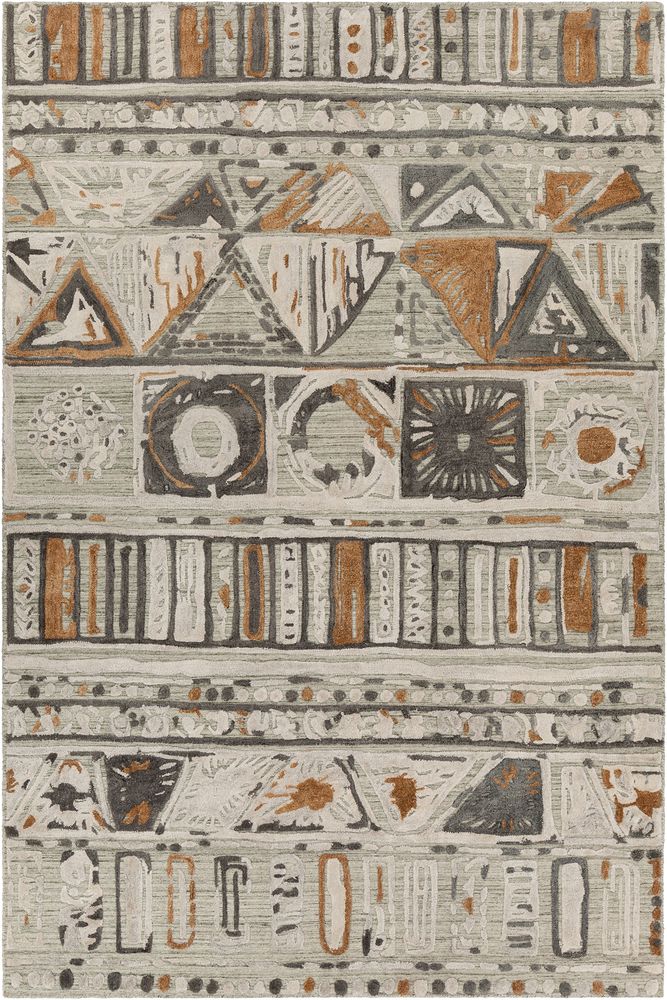 Nimah NIM-46504 White Rug