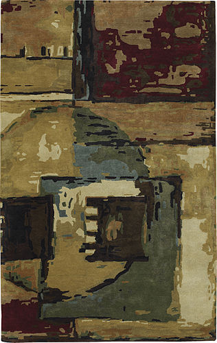 Modern Loom Nirvana NIR-6600 Tan Abstract Rug Product Image