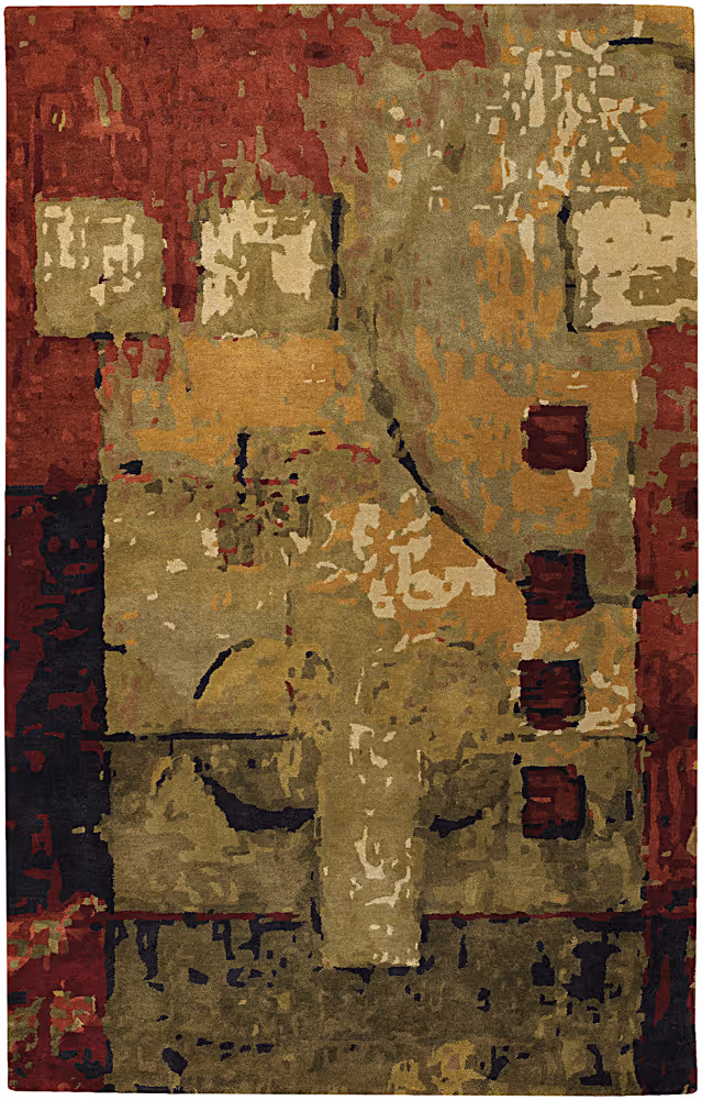 Modern Loom Nirvana NIR-6602 Tan Abstract Rug