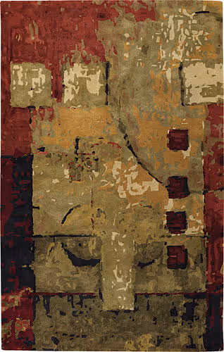 Modern Loom Nirvana NIR-6602 Tan Abstract Rug Product Image