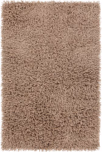 Modern Loom Nyla NYL-43300 Lt. Brown Shag Solid Color Rug Product Image