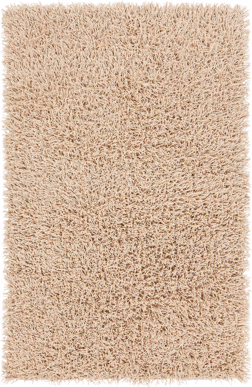 Modern Loom Nyla NYL-43303 Beige Shag Solid Color Rug