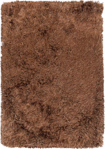 Modern Loom Onex ONE-35301 Lt. Brown Shag Solid Color Rug Product Image