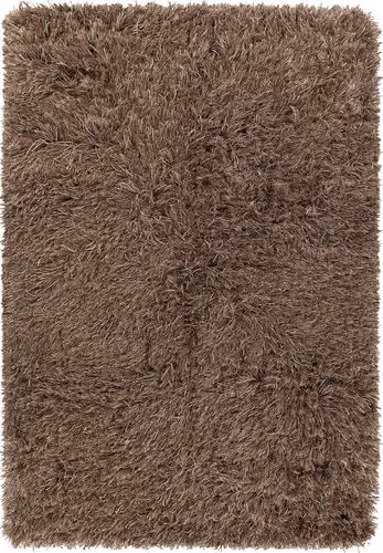 Modern Loom Onex ONE-35302 Lt. Brown Shag Solid Color Rug Product Image