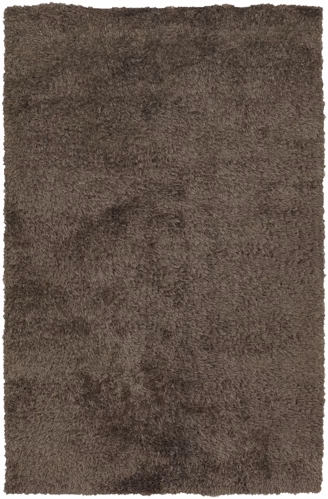 Modern Loom Oyster OYS-23602 Lt. Brown Shag Solid Color Rug