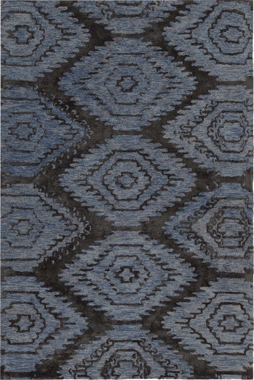 Modern Loom Paola PAO-41402 Dk. Gray Silk Patterned Rug