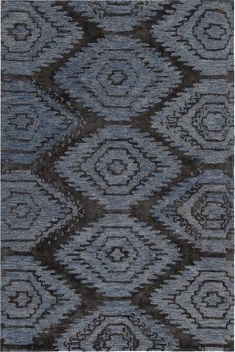 Modern Loom Paola PAO-41402 Dk. Gray Silk Patterned Rug Product Image