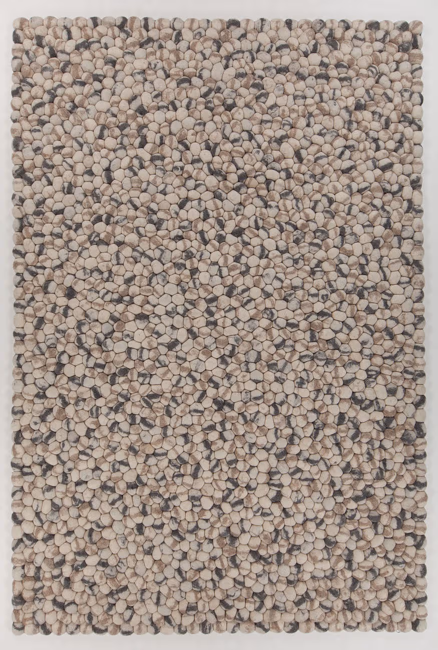 Modern Loom Pebbles PEB-46700 Beige Wool Rug