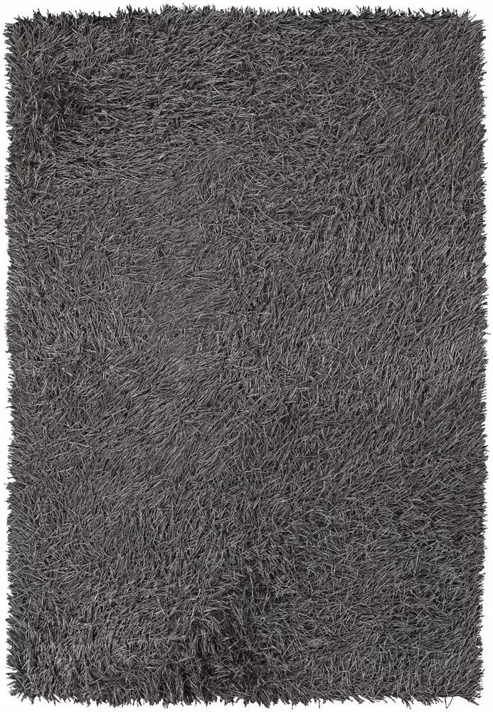 Modern Loom Poligan POL-30802 Dk. Gray Shag Solid Color Rug