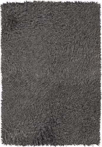 Modern Loom Poligan POL-30802 Dk. Gray Shag Solid Color Rug Product Image