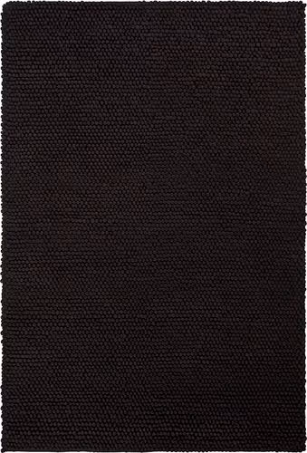 Modern Loom Quina QUI-42902 Black Shag Solid Color Rug Product Image