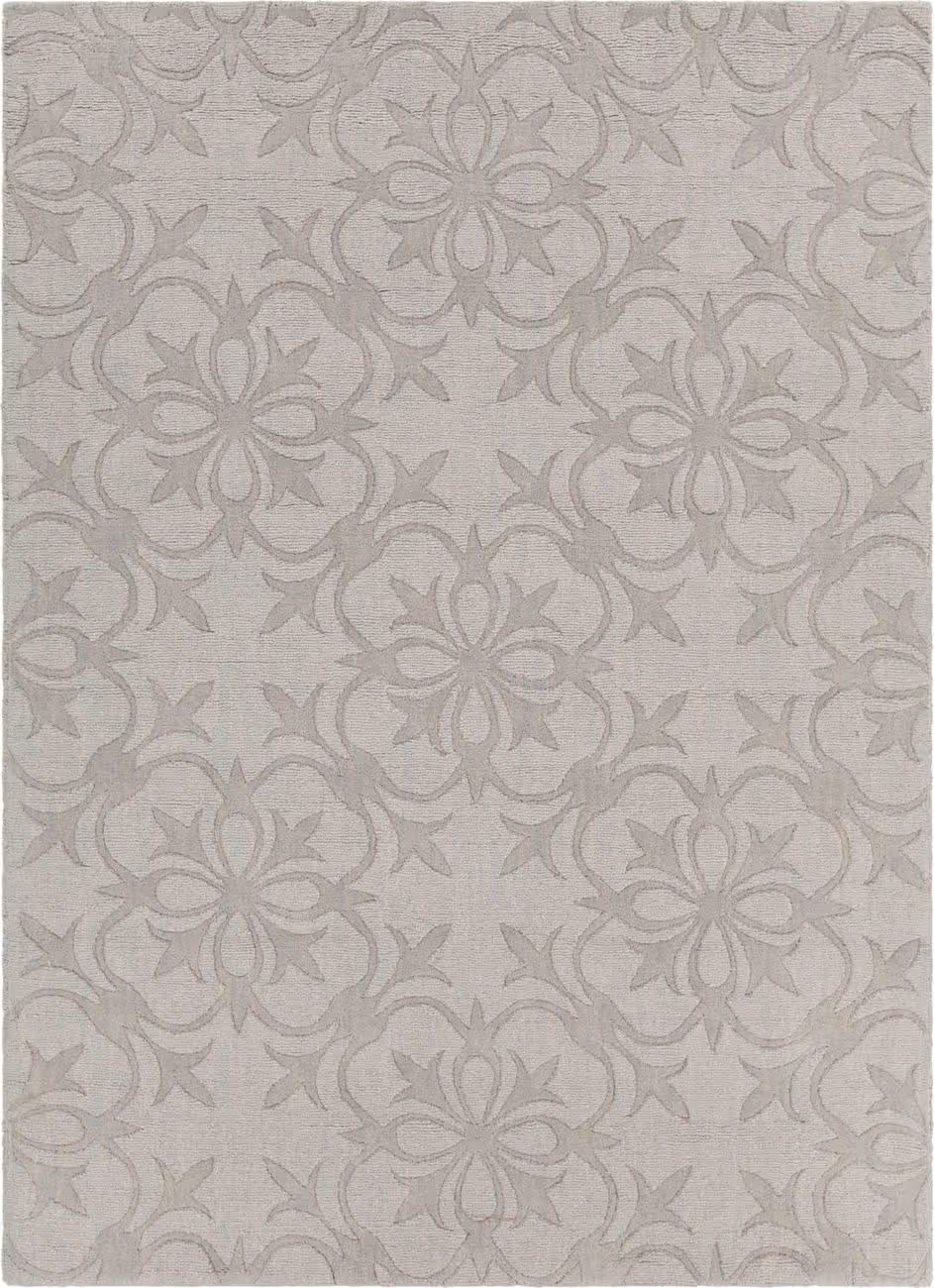 Modern Loom Rekha REK-29603 Lt. Gray Wool Rug