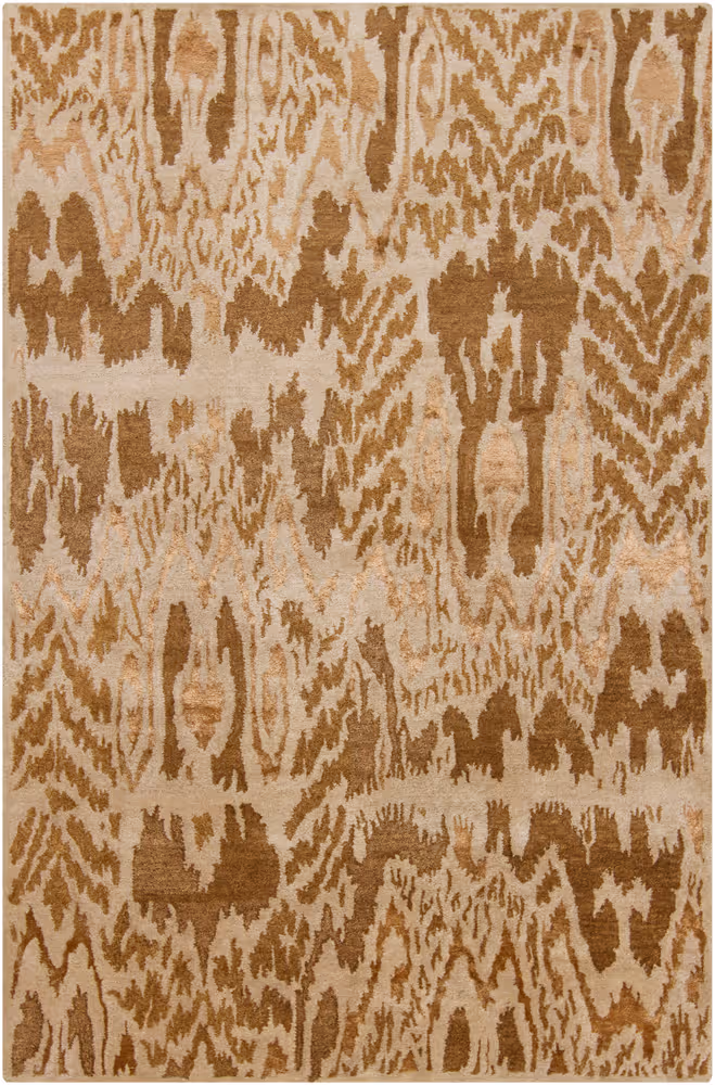 Modern Loom Rupec RUP-39607 Beige Wool Abstract Rug