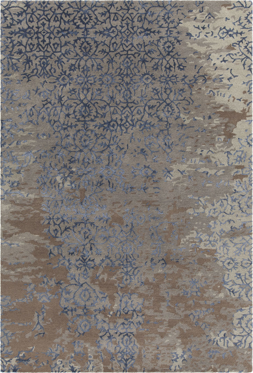 Modern Loom Rupec RUP-39626 Gray Wool Silk Rug