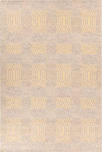 Modern Loom Salona SAL-34502 Lt. Yellow Flatweave Wool Rug Product Image