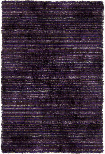 Modern Loom Savona SAV-16701 Dk. Purple Striped Rug Product Image