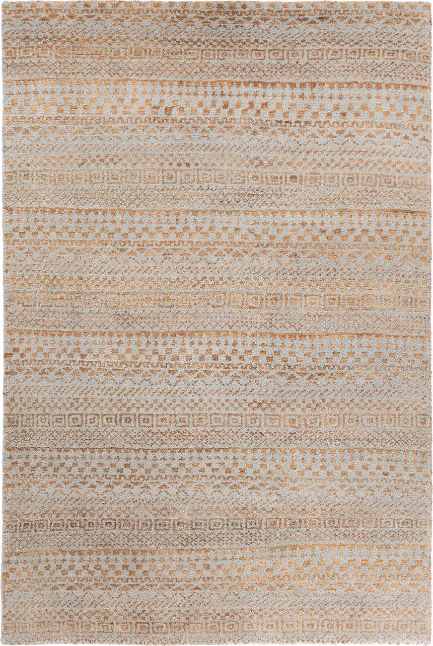 Modern Loom Selene SEL-48901 Beige Striped Patterned Rug