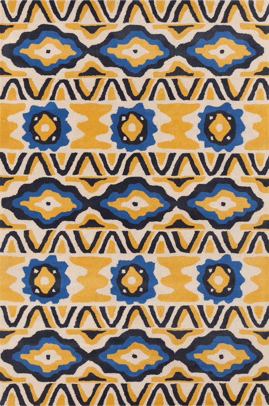 Modern Loom Stella STE-52176 Yellow Wool Rug