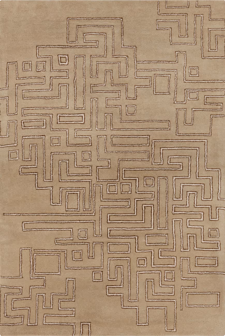 Modern Loom Stella STE-52213 Beige Wool Rug